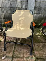 Ghế Campin Sport màu kaki sang, dùng cafe sân vườn hợp, bền