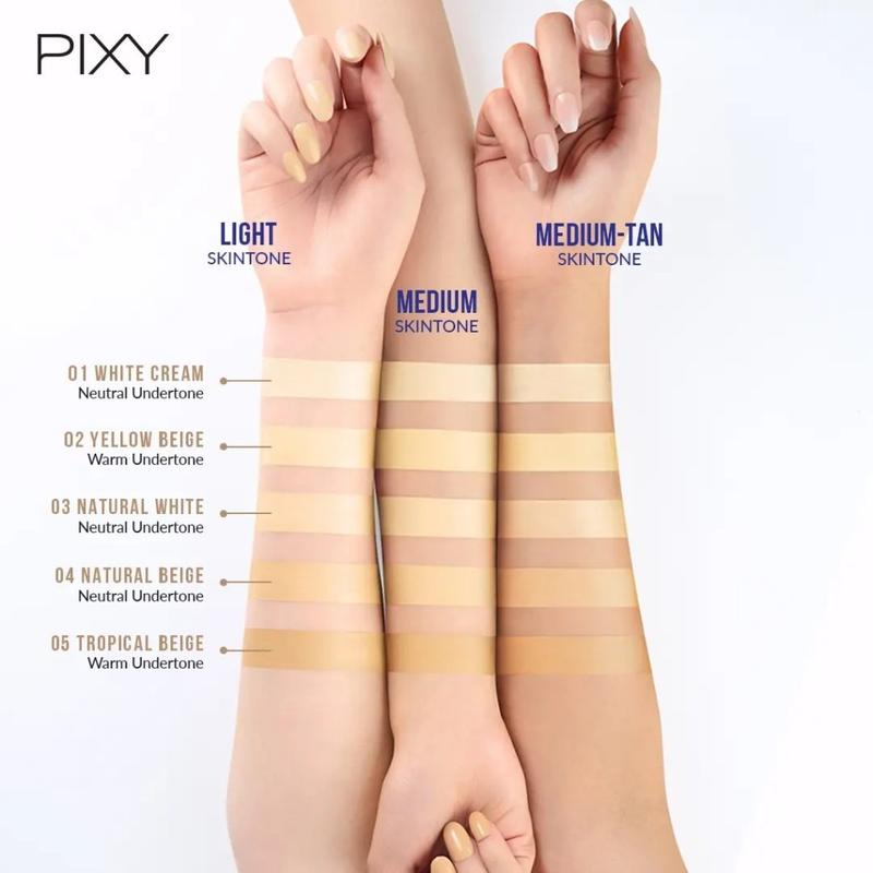 1PCS PIXY PERFECT FIT LIQUID FOUNDATION SPF 35 PA+++ 20ML/ FOUNDATION PIXY 2