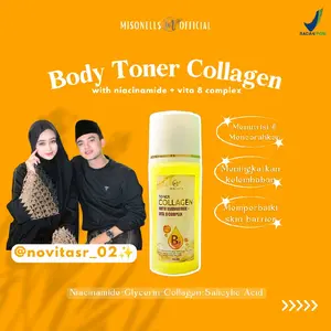Misonells Toner Collagen Niacinamide 1PCS Toner Badan Mencerahkan Menutrisi Kulit