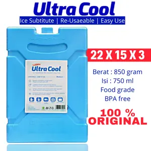 PENDINGIN ES KRIM BOX - ICE PACK SIAP PAKAI - ICE PACK MASLAHA ULTRA COOL 22 X 15