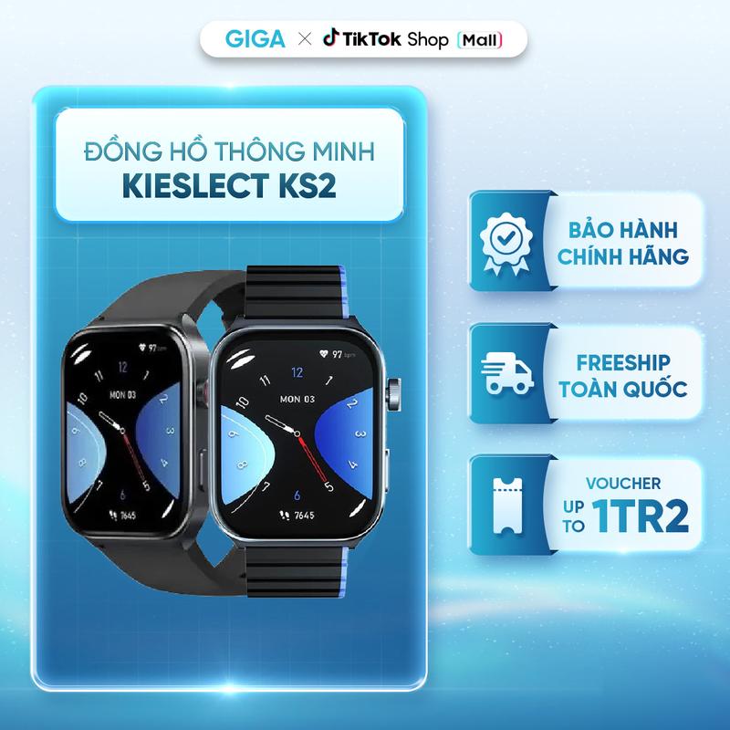  Đồng hồ thông minh Kieslect Ks2 - Màn hình AMOLED 2.01 inch - 100+ chế độ thể thao 