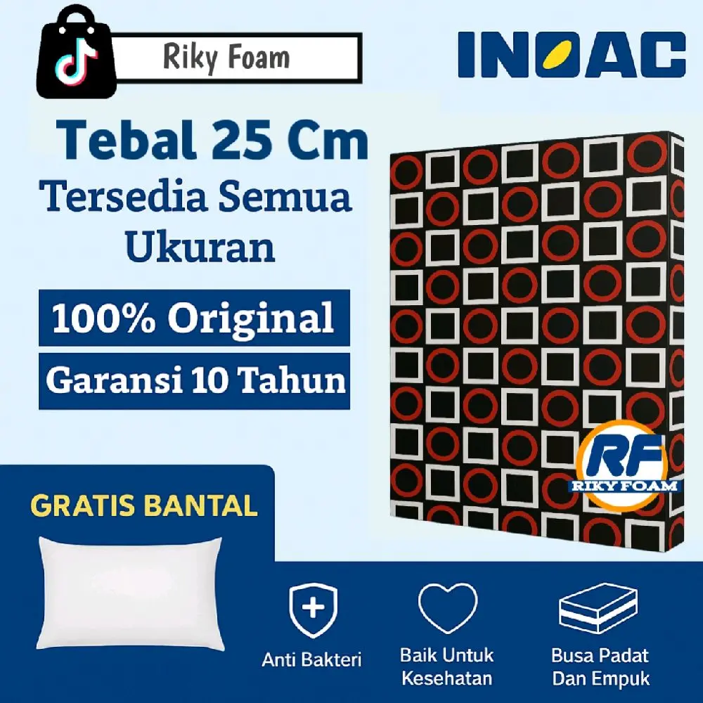KASUR BUSA INOAC TEBAL 25 CM ORIGINAL EON LG D23 HIGH QUALITY 2024 GARANSI 10 TAHUN Furniture