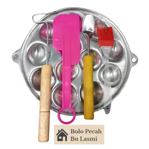 PROMO Cetakan Lubang Isi 12 / Cetakan Telur Congkel / Telor Congkel / Cetakan Baklor / Cetakan Telur Puyuh / Cetakan Takoyaki Gepeng / Cetakan Peyek Koin