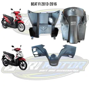 Paketan Body Kasar Honda Beat Fi Tahun 2013 2014 2015 2016 Dek Kunci Atas, Dek Kunci Bawah,  Batok Kepala Belakang / Legshield Legsil Kunci Atas, Legshield Legsil Kunci Bawah, Batok Pala Belakang Motorcycle Asli Sepeda