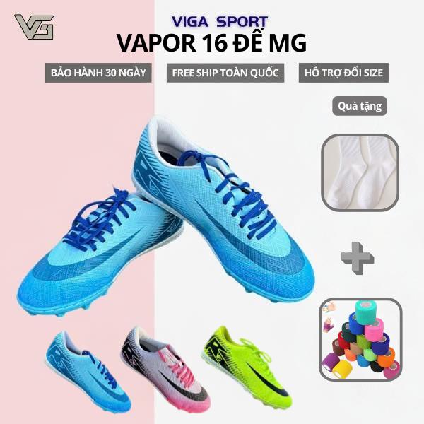 Giày bóng đá Vapor 16 đế MG cao cấp, khâu full đế .