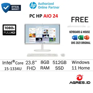 PC HP AIO 24 CR0223D Core i5 1334 8GB 512GB W11+OHS 23.8FHD