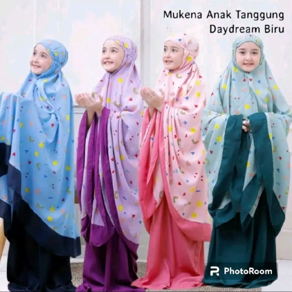 Mukena anak motif daydream hyget umur 3-6 tahun