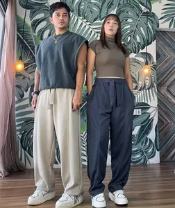 CELANA PANJANG UNISEX - CELANA BAGGY COWOK GOMBRONG PANJANG SPORTY - CELANA KULOT PANTS