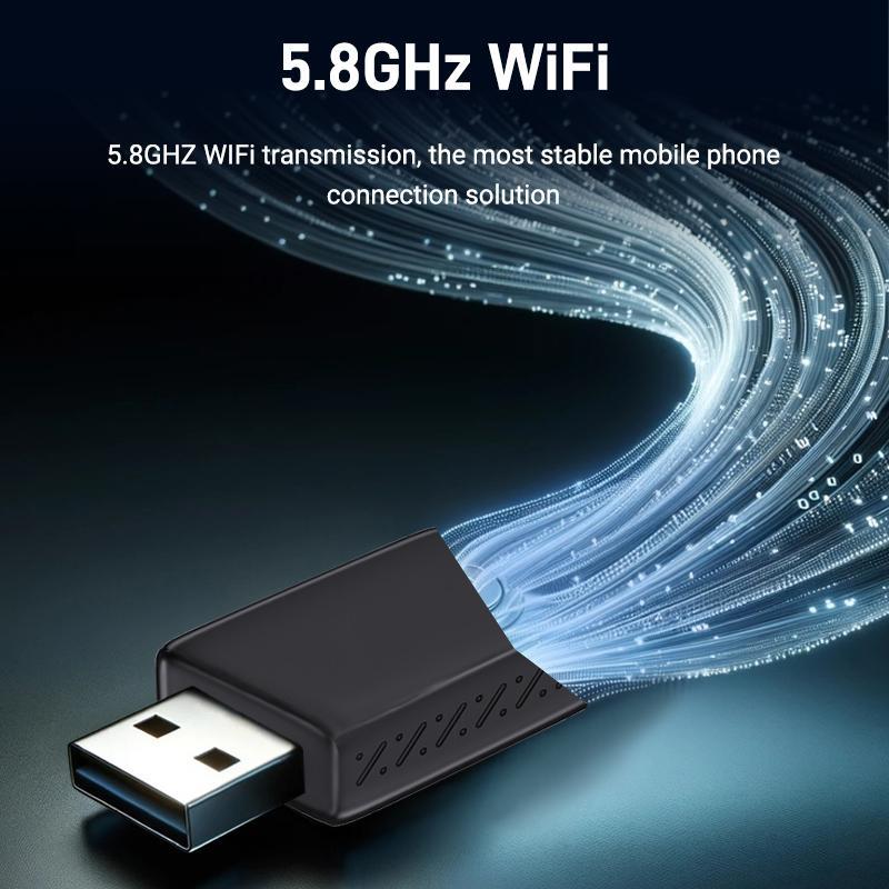 2 in 1 Wireless Car Adapter, Car Adapter for CarPlay & Android Auto, Stable Transmission Car Adapter for 99% Original Car 8