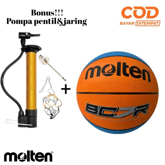 Product Introduction of BOLA BASKET MOLTEN RUBBER BC7R SIZE 7 ORIGINAL/GRATIS POMPA PENTIL&JARING 5