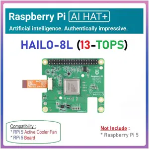 OFFICIAL Raspberry Pi AI HAT+ Hailo-8L (13-TOPS) Artificial Intelligence Module for Raspberry Pi 5