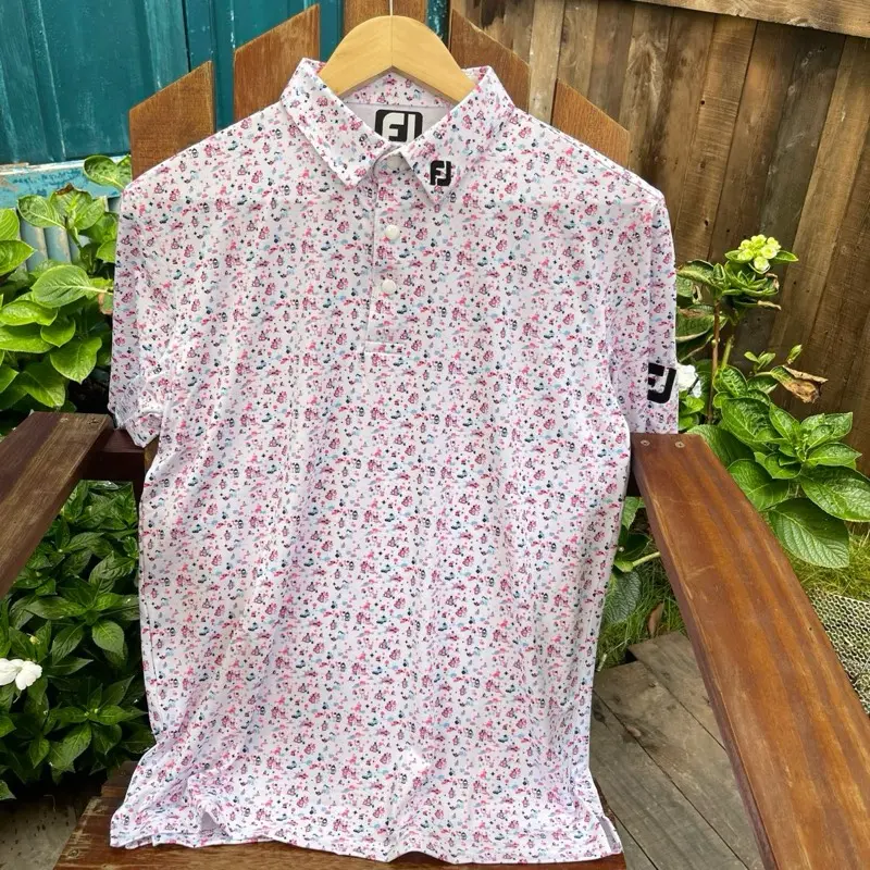 Áo Golf nam cao cấp, hàng VNXK chất vải thun lạnh, co giãn 4 chiều thoáng mát. Hoạ tiết in kỹ thuật số sắc nét bền màu