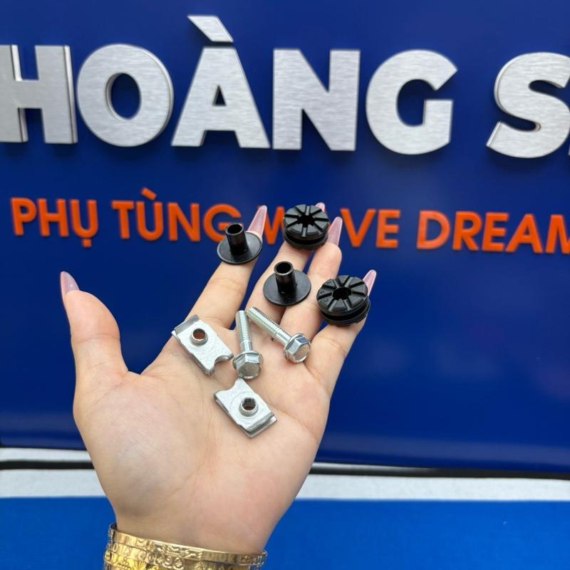 Bộ Ốc vít bắt đèn hậu gắn xe wave nhỏ alpha zx thái 110 fu1 8 chi tiết