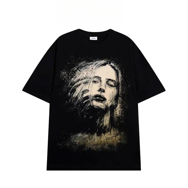 Áo Thun Cổ Tròn Oversize Scarlet ( Cotton ) - Local Brand Revvour Menswear Nam