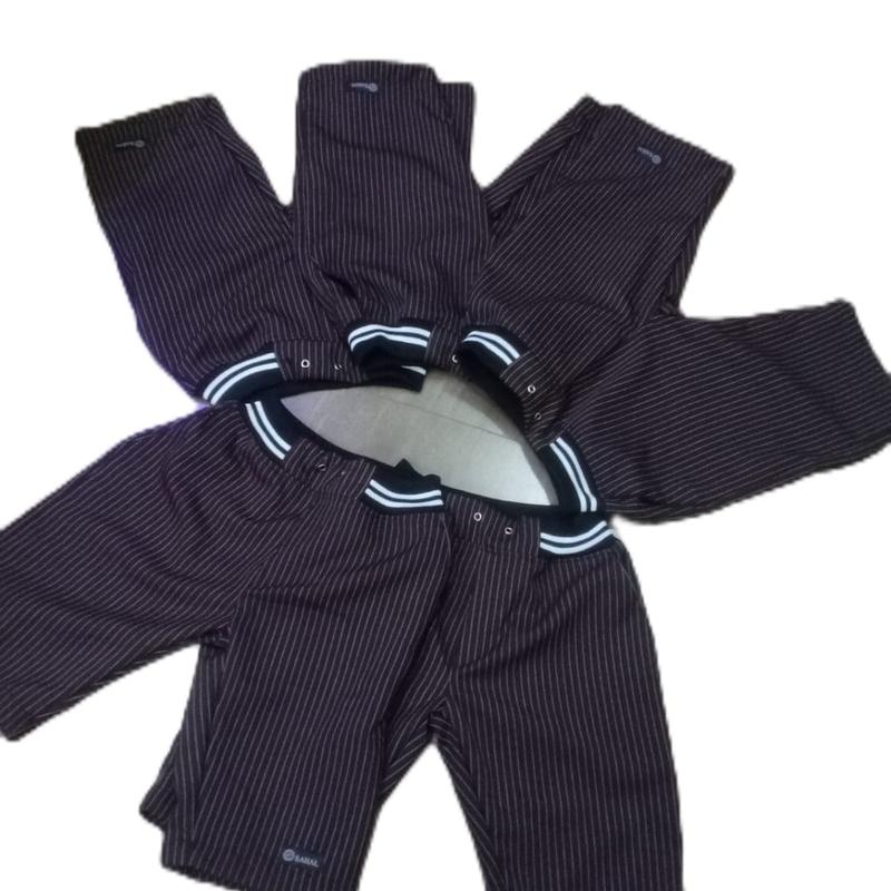 Celana Pendek Semi Wol Unisex Santai Hitam Wanita Dewasa Katun Distro (COD) - Boxer, Shorts, Surfing 1