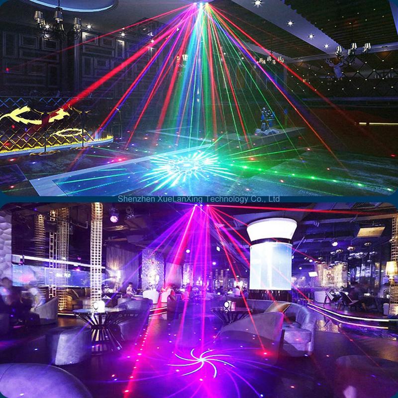 Product Introduction of 21 Lens DJ Disco Beam Patterns Stage Laser Light Projector RGB UV LED Strobe Party Holiday Dance Wedding Lamp H3 0
