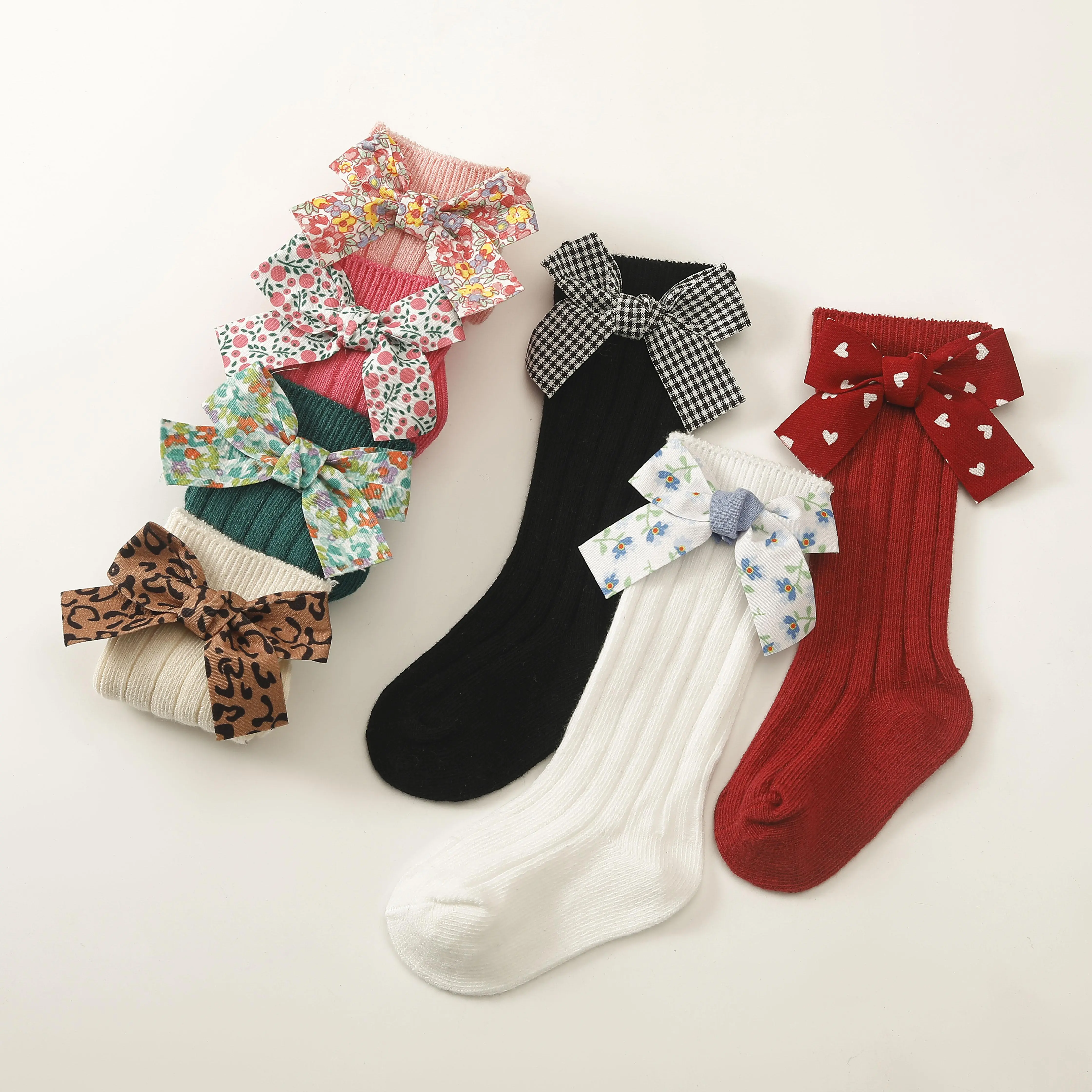 Tất Công Chúa Cho Bé Gái, Cỡ 0-2 Tuổi, Phong Cách Nơ Garter, Dễ Thương Và Thời Trang, Thoải Mái Và Thoáng Khí, Thích Hợp Cho Trẻ Sơ Sinh