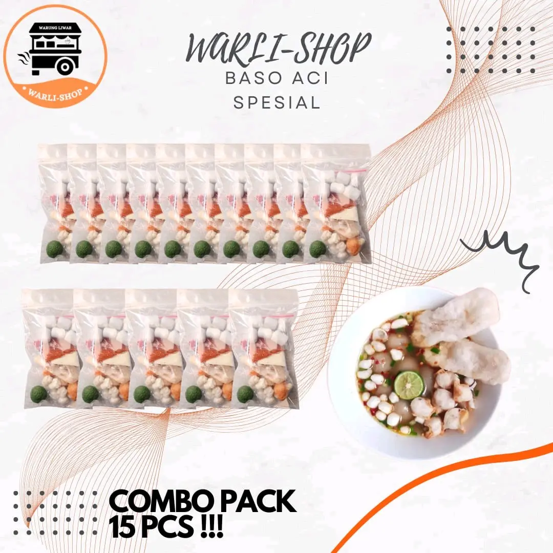 baso aci  15 pcs baso aci viral baso aci instan Food Lada Kuah Makanan kas bandung baso aci siap saji baso  aci pedes   komplit frozen paket Pedas Ayam Seblak