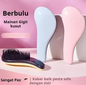 Sisir Anti Statis Shunfa untuk Pemijatan Wanita Rumah Tangga Portabel untuk Rambut Kusut dan Sisir Khusus Permaisuri