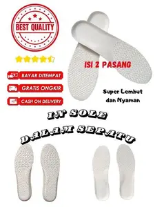 Alas Kaki Insole Super Empuk dan Nyaman Sepatu Universal Bisa dipakai Untuk Semua Sepatu