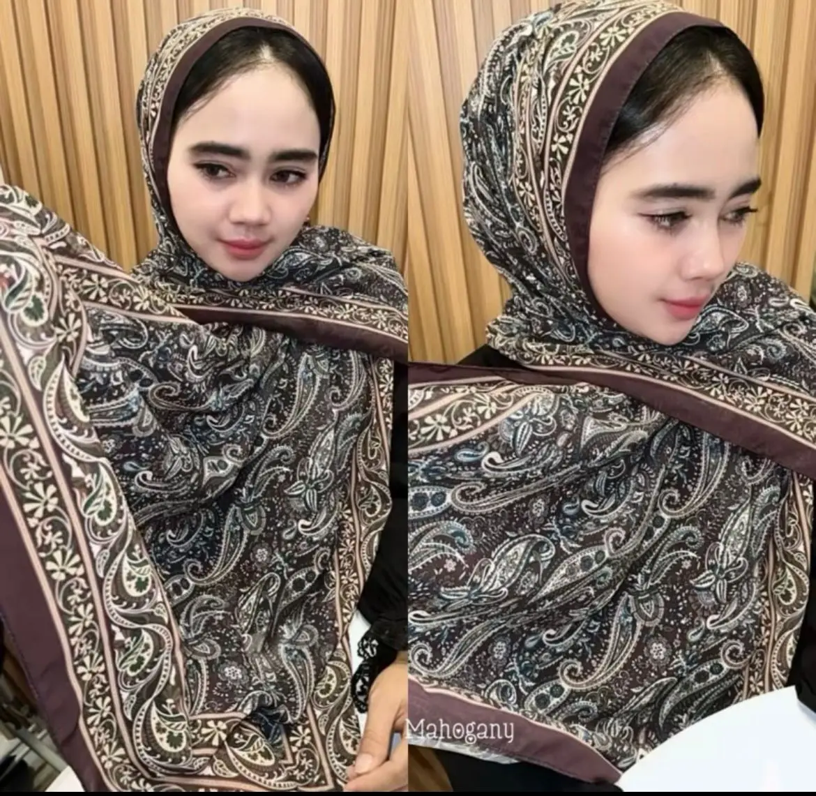PASHMINA  PERINTING MOTIF TURKEY | HIJAB PASMINA CERUTY MOTIF Viral Kerudung Muslim  Wanita