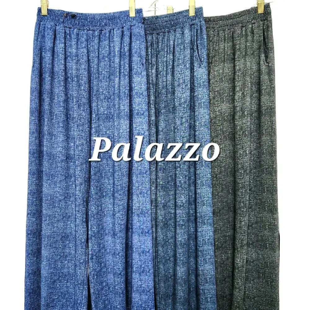 Elvina Skirtpants & Palazzo Soft Lycra Denim Cooling Naterial