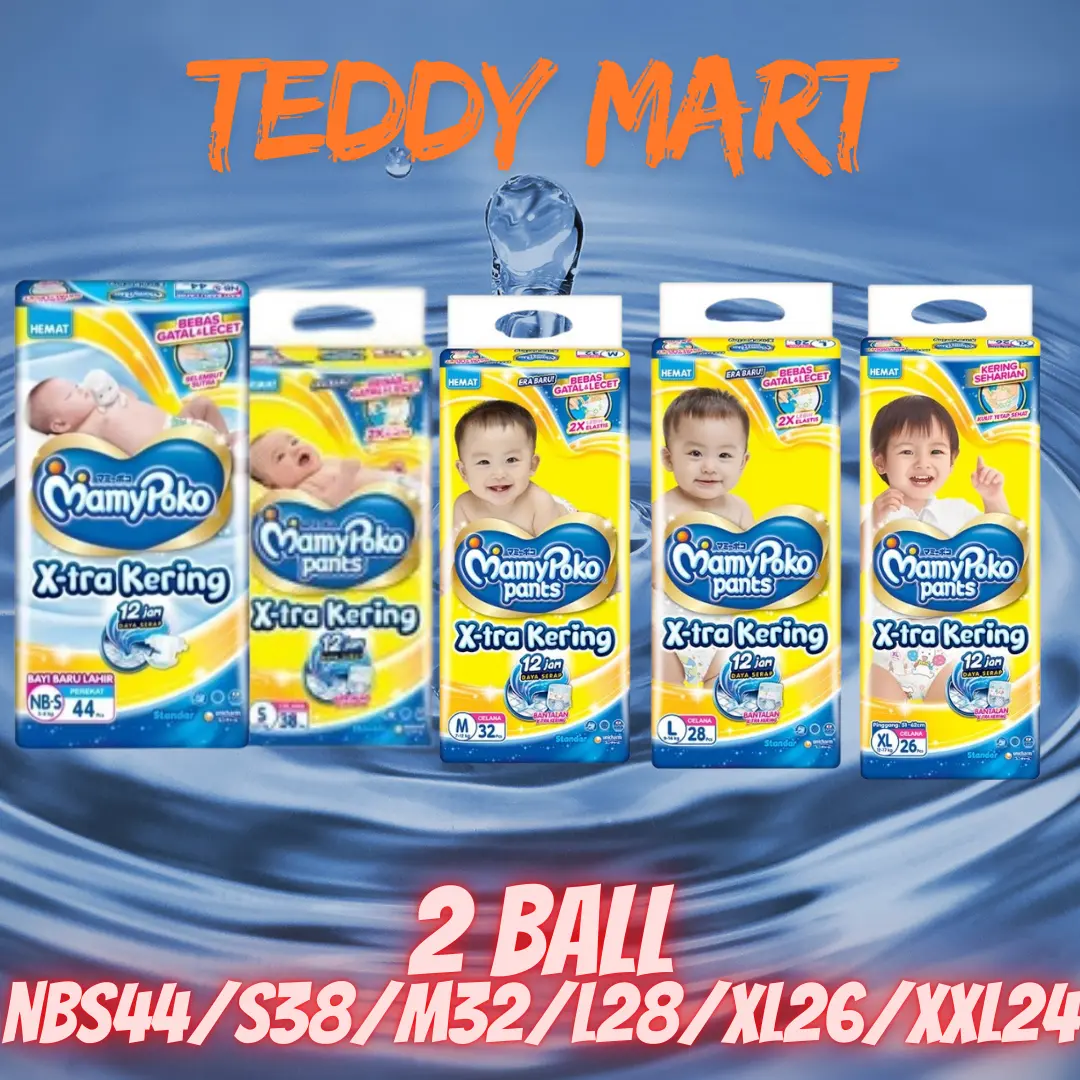 2 BALL MAMYPOKO EXTRA DRY NBS44 / S38 / M32 / L28 / XL26 / XXL24