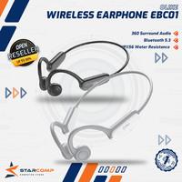 Gambar Olike Wireless Earphone EBC01 Bone Conduction Bluetooth 5.3 Headset IPX56 Bass - Hitam dari Starcomp Semarang Kota Semarang 1 Tokopedia