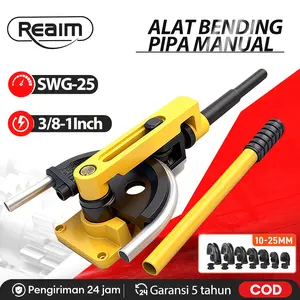 REAIM Alat Bending Pipa Bending Pipa Manual Alat Tekuk Pipa Pipe Bender SWG-25 untuk Pipa 10-25MM