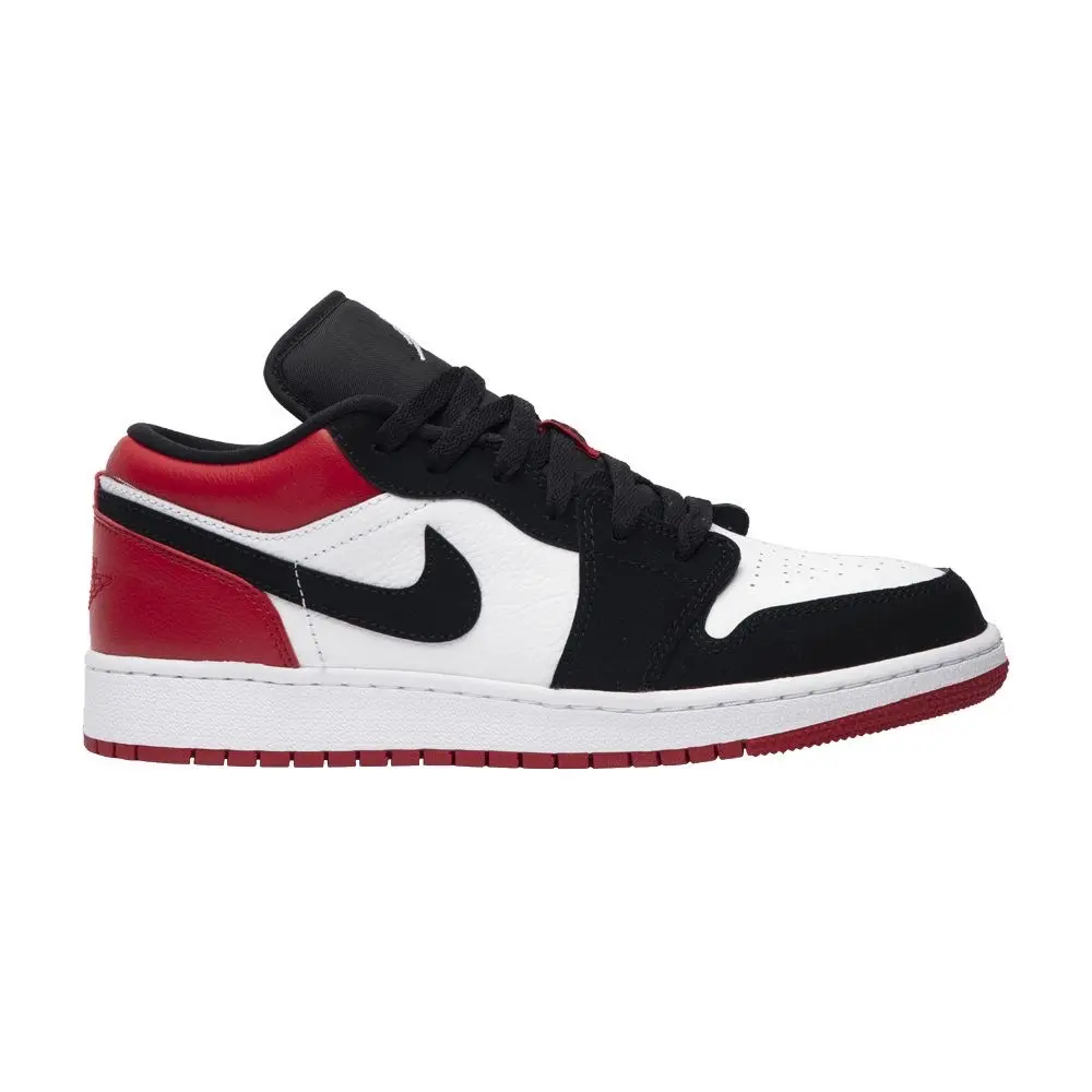 SEPATU SNEKERES PRIA WANITA JORDAN LOW BLACK TOU