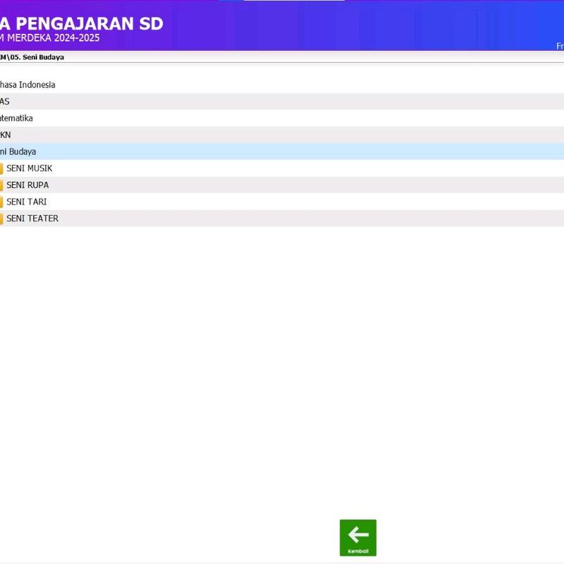 MODUL AJAR PJOK KURIKULUM MERDEKA KELAS 1 2 3 4 5 6 SD REVISI TERBARU CP 032/2024 BERDIFERENSIASI 2