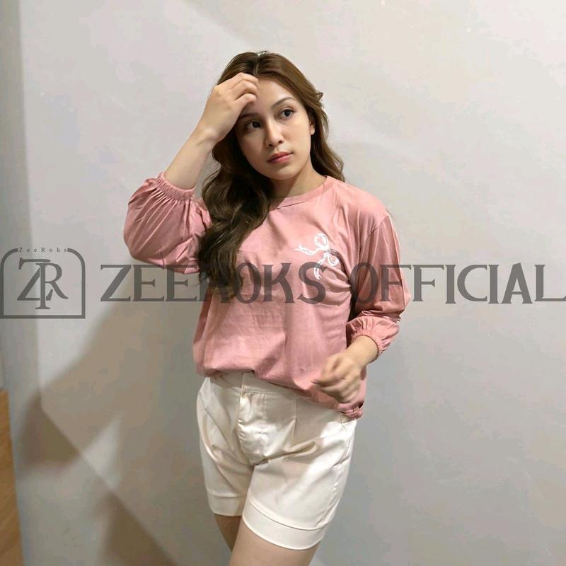 baju wanita sablon pita bahan cotton combad 4