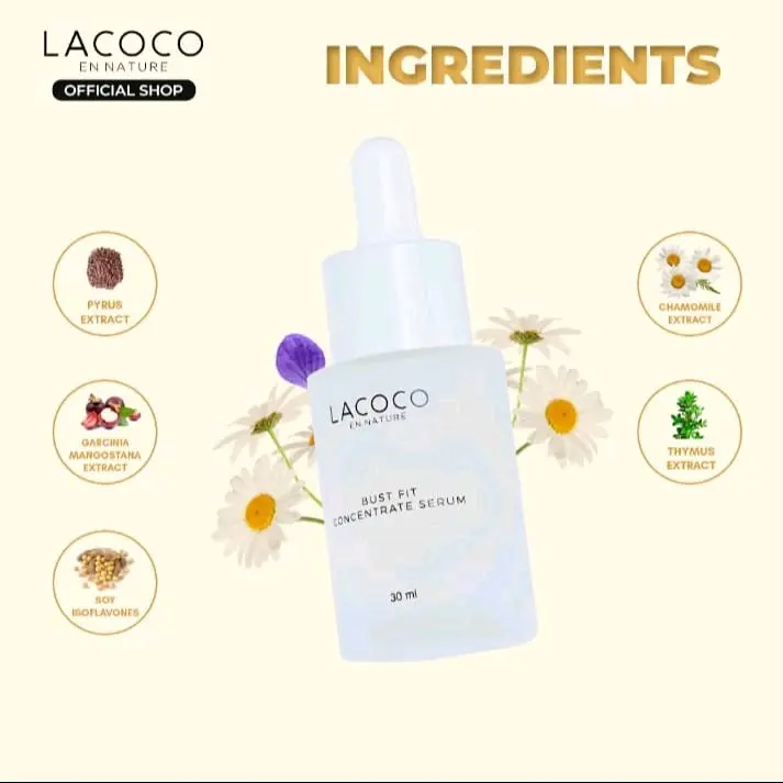 Lacoco Bust Fit Concentrate Serum 30ml Perawatan Payudara Wanita 1