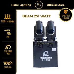 Beam 251 Watt LED Ring Redsun - Lampu Sorot Panggung Beam 251 Watt LED Ring