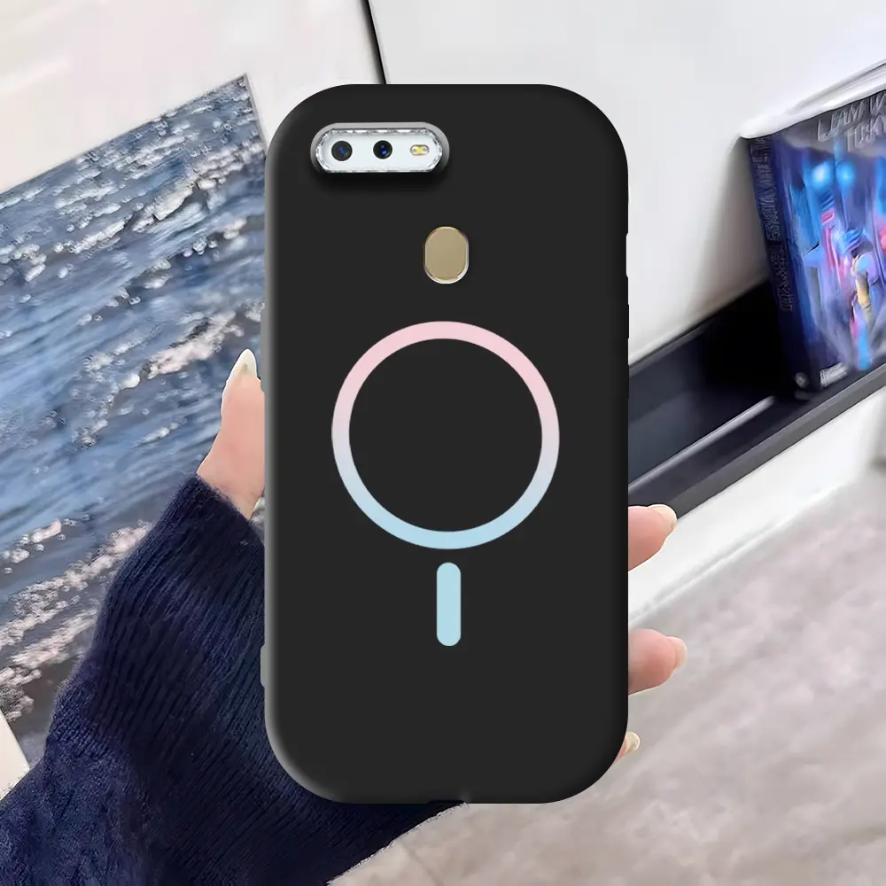 Case Hp Untuk OPPO A12 A5S A7 A12S A11K Casing Phone Mode Softcase Kesing Soft Silikon Sofcase Cassing Cute Cesing Kasing Chasing 5252 Tahan Jatuh Tiga Warna Hijau Hitam Dan Ungu