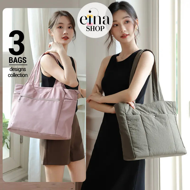 Einashop 3 Bags Collection Tote Bag Tote Bag Shoulder Bag Women Casual Bag Pillow Bag Cloud Bag Riesa Lia Jermaine SG Ship