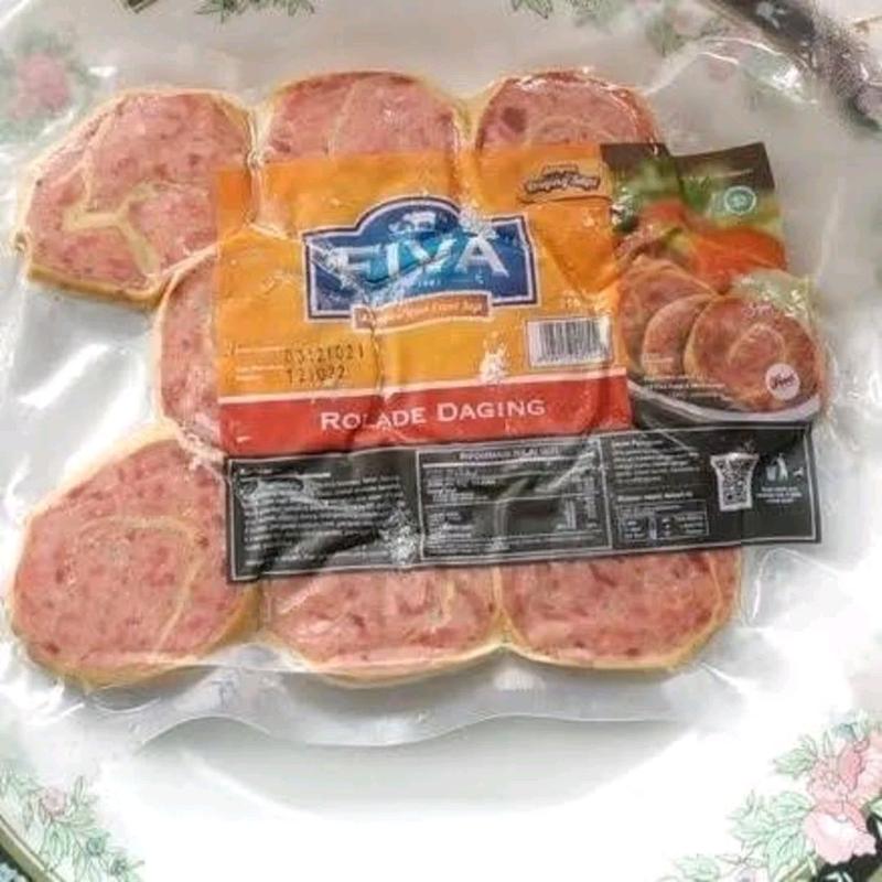 Frozen food || Rolade Daging sapi Merk Fiva Uk 215 gram fresh 3