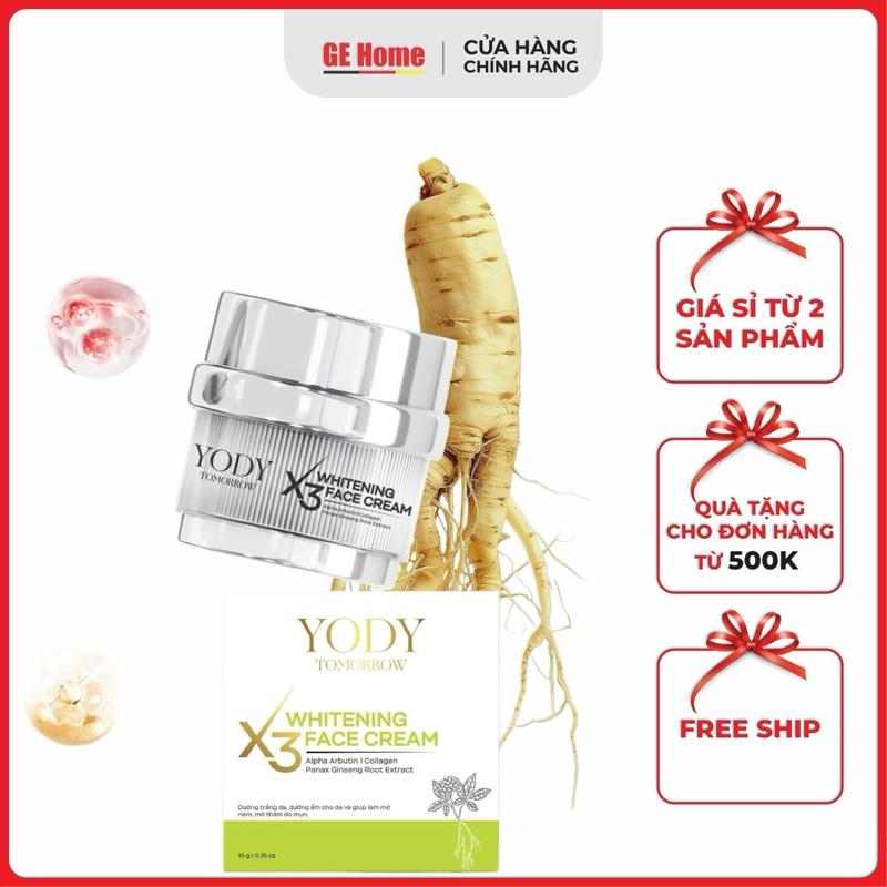[Hàng thật xuất VAT] Kem dưỡng trắng da ban ngày X3 Yody Tomorrow Skincare Nữ Làm Đẹp Da Whitening Mask Kem Face Dưỡng Ẩm Da Dưỡng Da Mặt Chăm Sóc Da