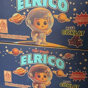 ELRICO 1 DUS 40 BUNGKUS ( BERHADIAH JIKA BERUNTUNG ) Rasa Coklat