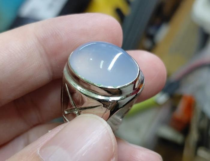 Gambar Cincin Batu Spirtus Baturaja BTJ014 Giwang Melintir No Mangkok Super Quality dari CNC phoneshop Kota Administrasi Jakarta Pusat Tokopedia