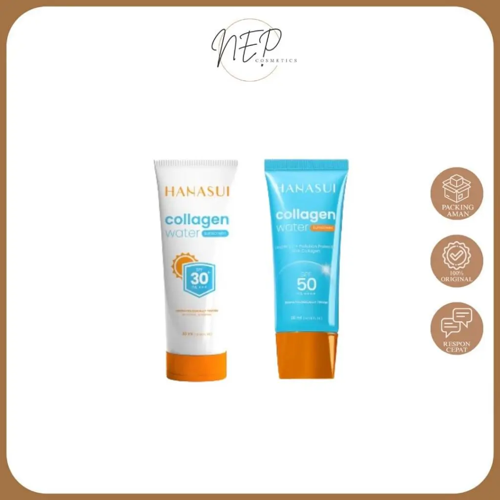 HANASUI Collagen Water Sunscreen SPF 30 | SPF 50 - 30 ml