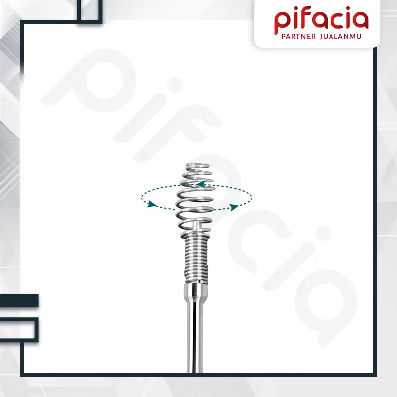 PIFACIA Pembersih Telinga Set Alat Korek Kuping Stainless Isi 7 Pcs Free Kotak 4