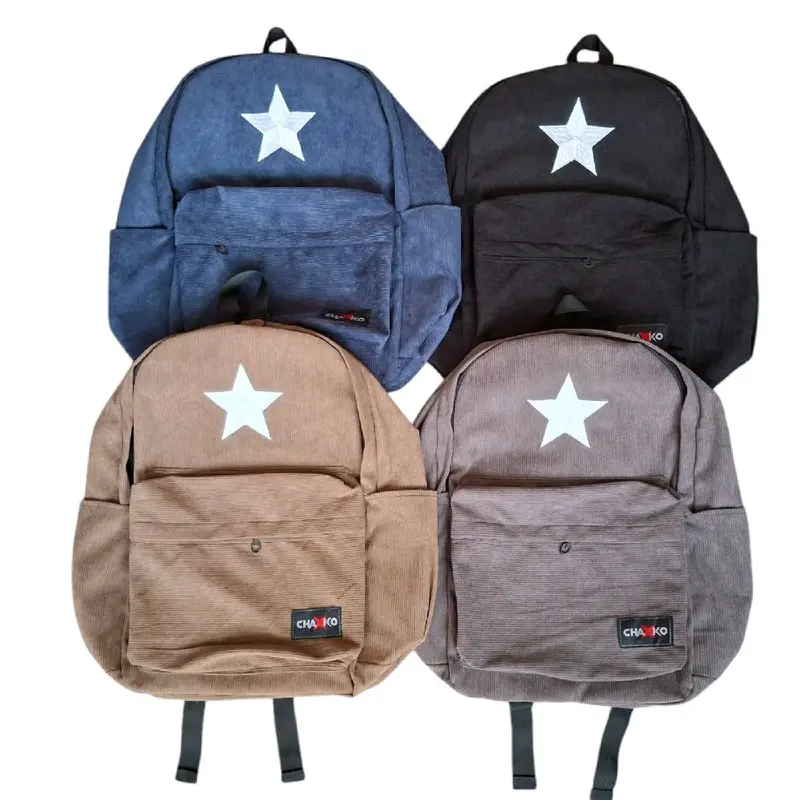 tas ranser corduroy bintang tas pria dan wanita ( bisa cod ) 0