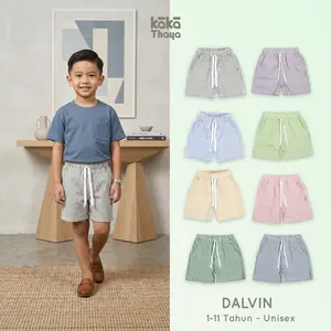KAKATHAYA Dalvin - Celana Anak Laki Laki Celana Pendek Anak Celana Harian Anak 1-11 Tahun