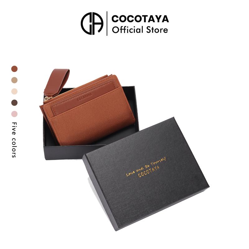 COCOTAYA Ziva Pocket Ví Ngắn Gấp Đôi, Dành Cho Nữ, Nhiều Ngăn Đựng Thẻ, Hàng Mới Về