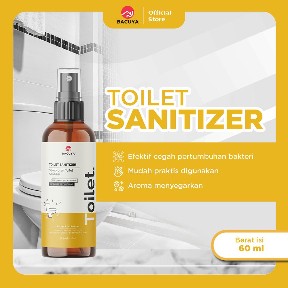 Bacuya Toilet Sanitizer Anti Bakteri Aman &Higienis dari Kuman dan Kotoran Toilet Umum