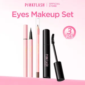 [Official] PINKFLASH Eye Makeup sets Eyeliner + Maskara tahan air + Pensil alis