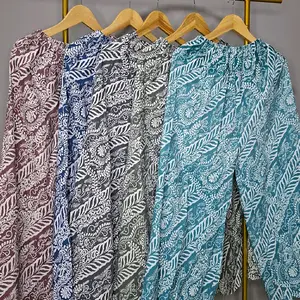Celana Kulot Flowy Parang Heritage Rayon Premium