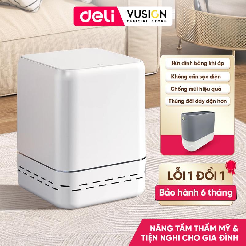 Thùng rác tự căng, không dùng pin/sạc điện cao cấp, ngăn mùi hiệu quả, chống tuột túi sang trọng decor thanh lịch dung tích lớn 12L/15L, phù hợp cho nhà vệ sinh, phòng khách, phòng bếp, phòng ngủ DELIxVUSIGN 3 kiểu dáng