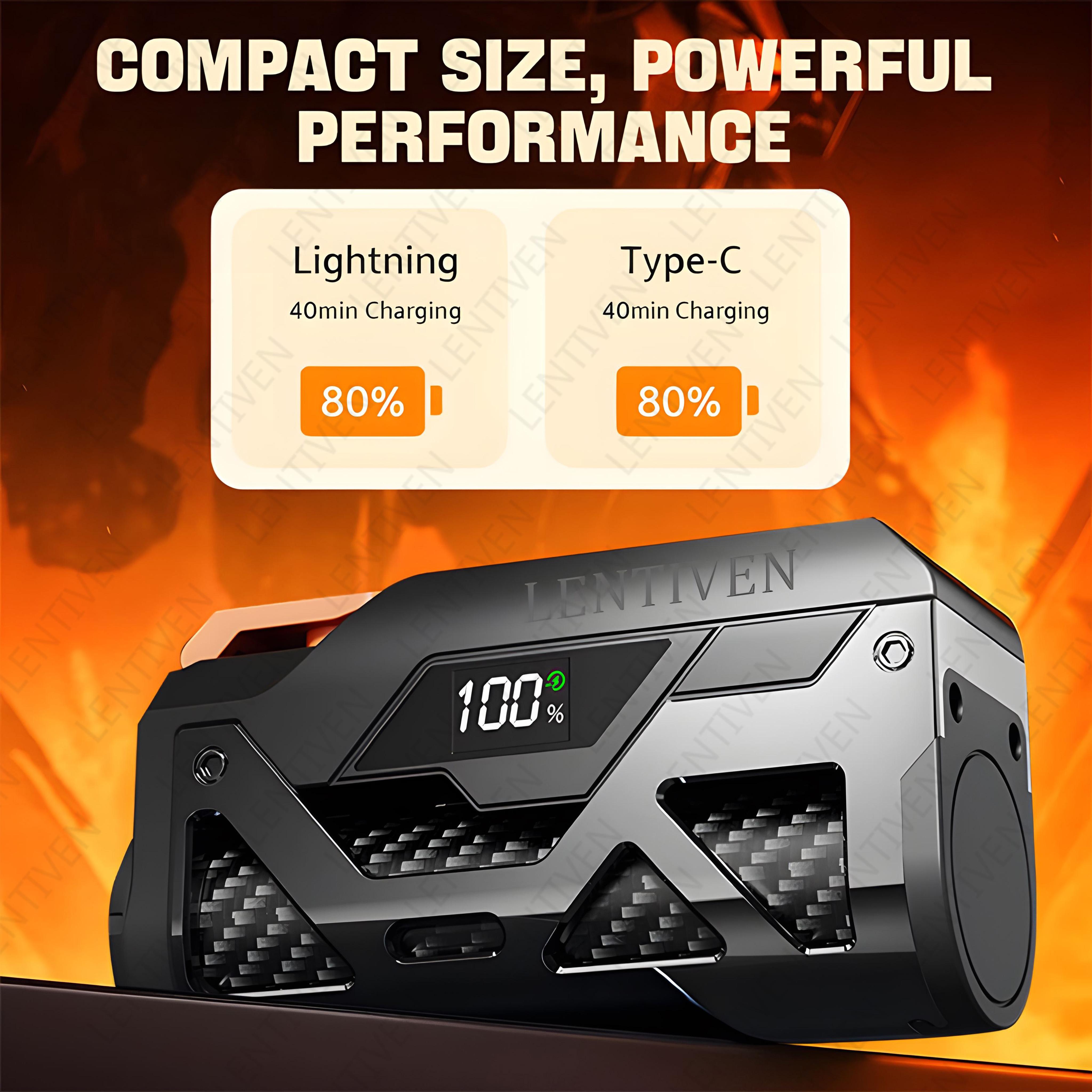 YIBAO LENTIVEN Mini Powerbank 10000mAh Fast Charging Port Type C untuk iPhone & Android  dengan Indikator LED Garansi 1 Tahun  BH5588